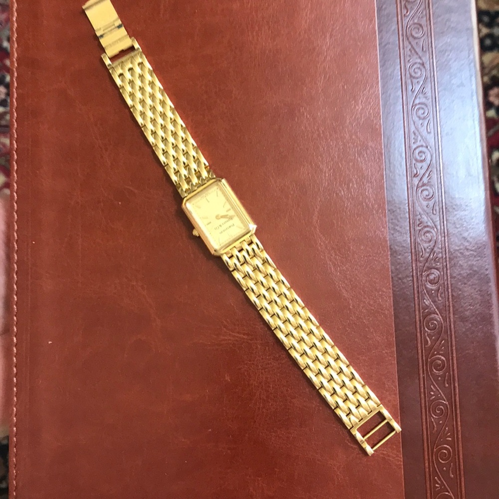 Tiffany watch gold platen